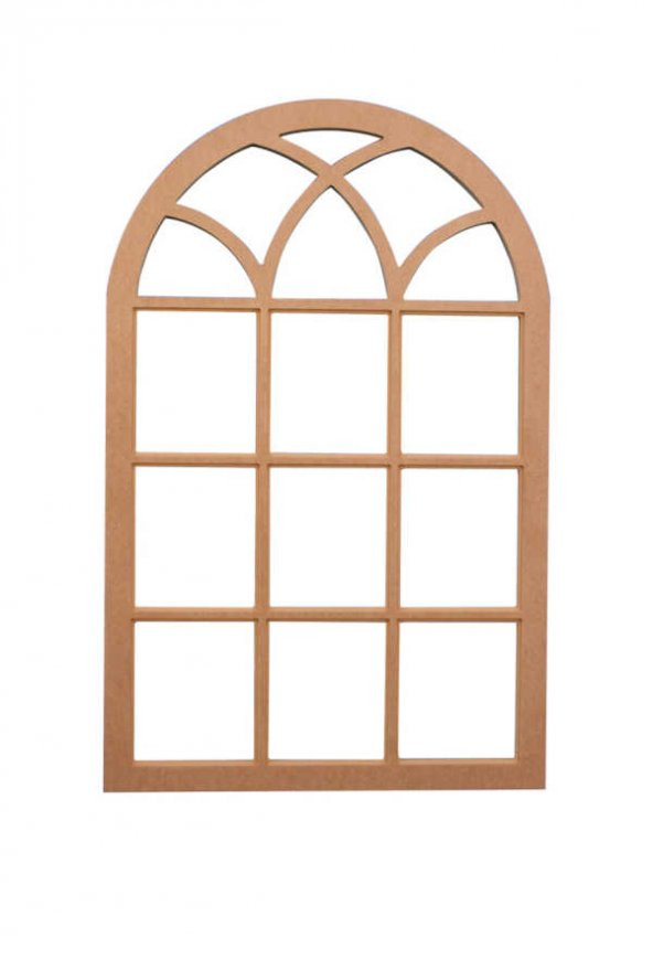 Büyük Pencere Ahşap Obje - 2