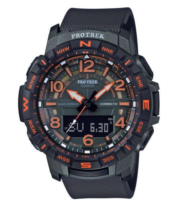 Casio PRT-B50FE-3DR Erkek Kol Saati , Bluetooth - 1