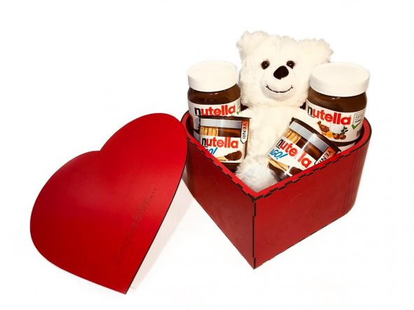 Ahşap Kalp Kutu Kişiye Özel - 3