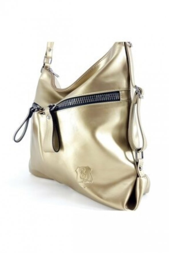Kadın Altın Sırt Ve Kol Çantası - 4