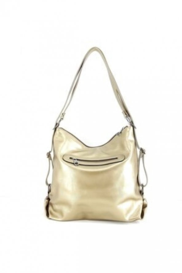 Kadın Altın Sırt Ve Kol Çantası - 6