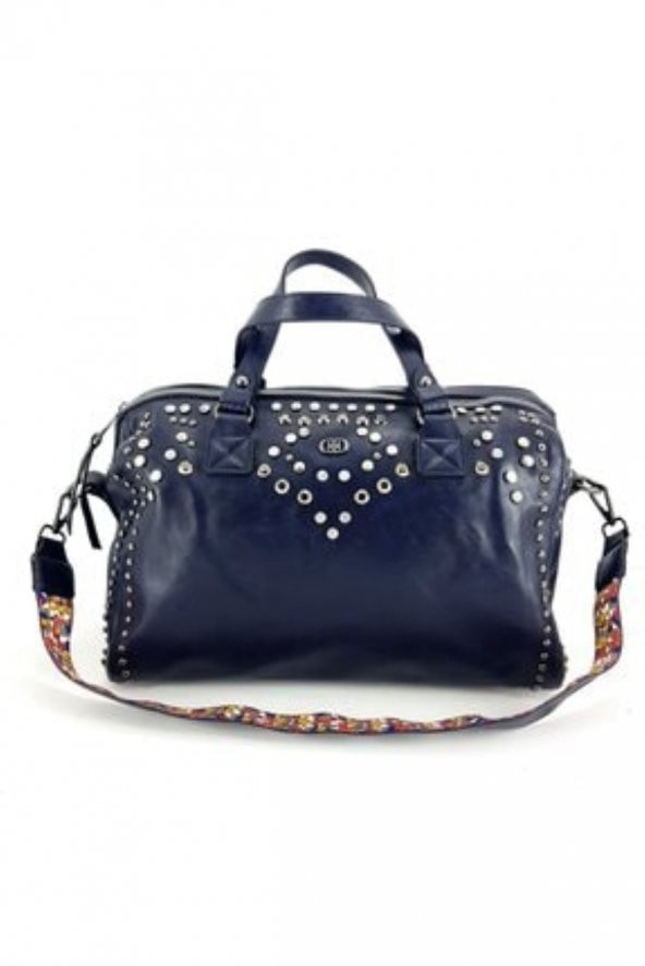 Kadın Lacivert Elenor Omuz Çantası - 2