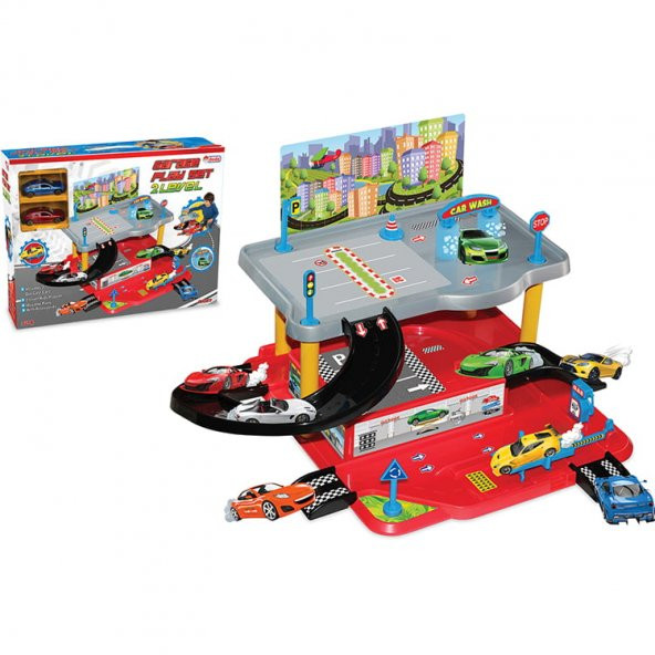 Kutuda 2 Katlı Garaj Oyun Seti