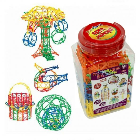 Dede Miniature Puzzle 240 Parça Kavanoz