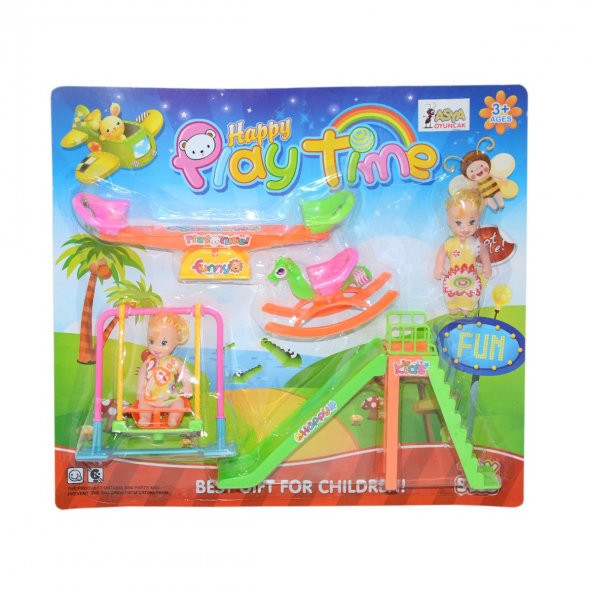 B8287-6677 Asya, Happy Play Time Oyun Parkı / Kartela / +3 yaş - 2