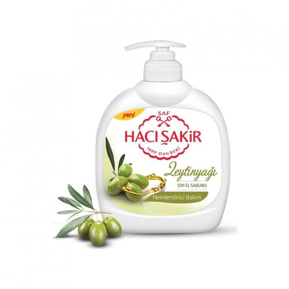 Hacı Şakir Zeytinyağlı + Badem Sütlü Sıvı El Sabunu 6 x 500 Ml - 3