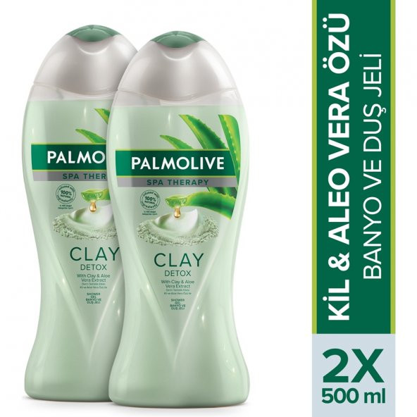 Palmolive Spa Terapy Duş Jeli Clax Detox 2 x 500 Ml