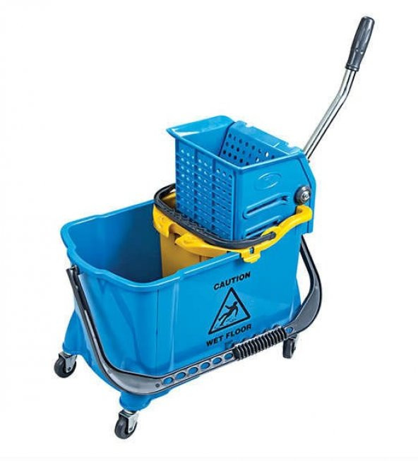 Hamaha Üçtem Çift Kovalı Temizlik Arabası Hünerli