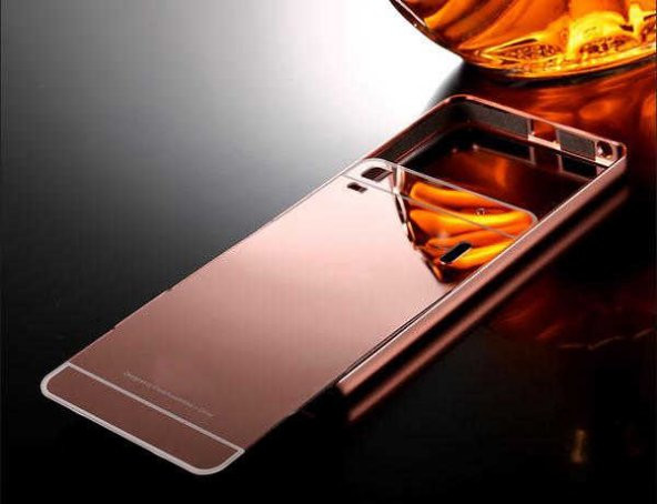 Lenovo A7000 Kılıf Zore Aynalı Bumper - 3