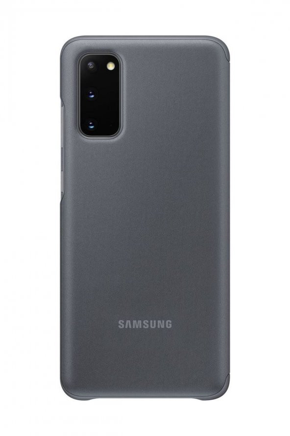 Samsung Galaxy S20 Clear View Kılıf - Gri - EF-ZG980CJEGWW - 3