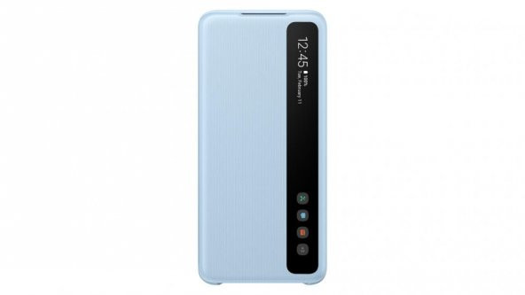 Samsung Galaxy S20 Clear View Kılıf - Mavi - EF-ZG980CLEGWW