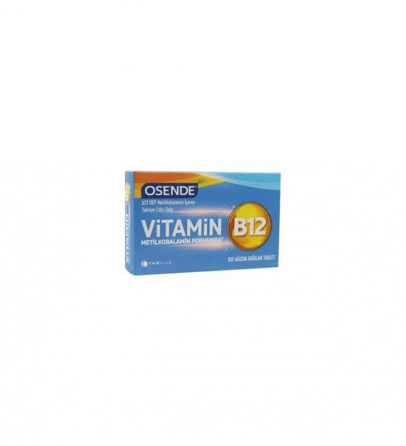 Osende Vitamin B12 30 Ağızda Dağılan Tablet