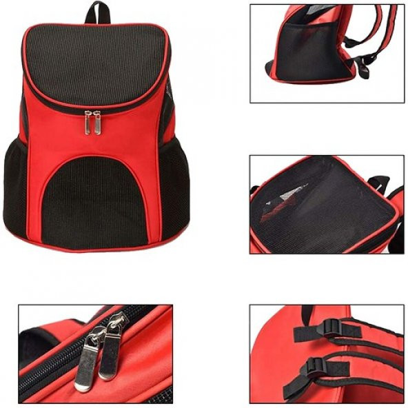 2 li Set Fileli Kapak Kedi, Köpek Taşıma Çantası & Elastik Kedi - 2