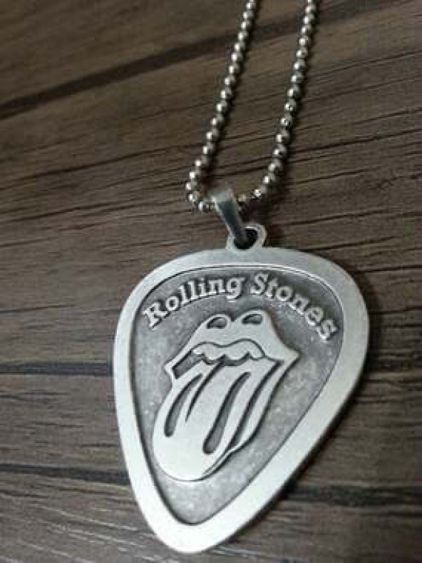Rolling Stones Zincirli Pena Kolye