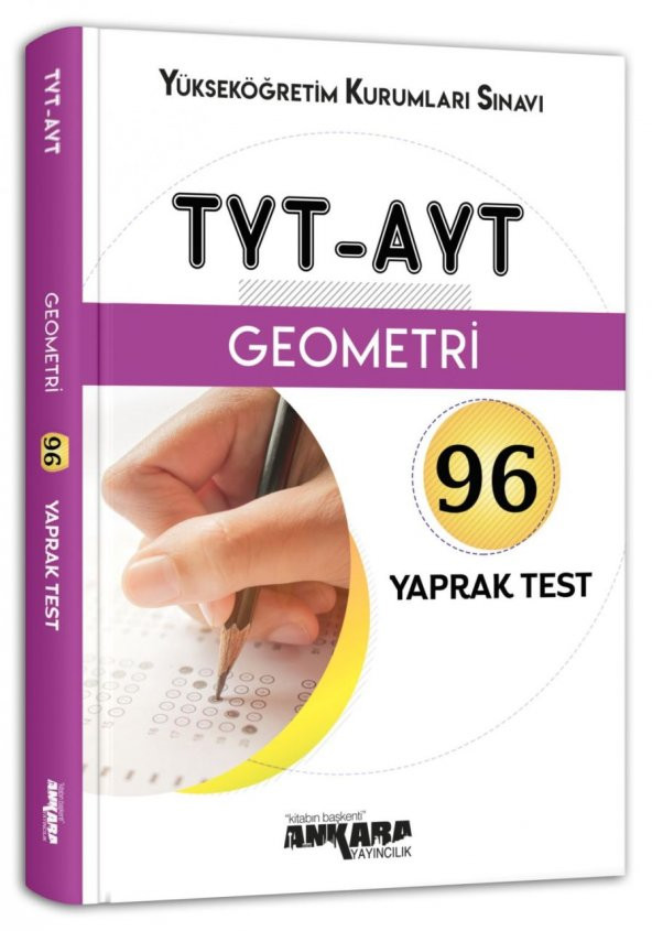 TYT AYT Geometri 96 Yaprak Test Ankara Yayıncılık