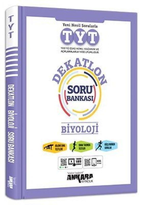 TYT Biyoloji Dekatlon Soru Bankası Ankara Yayıncılık