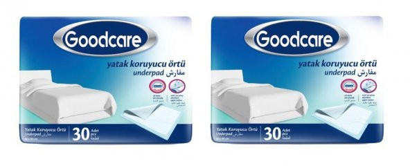 Goodcare Yatak Koruyucu Örtü 60x90 60 Adet