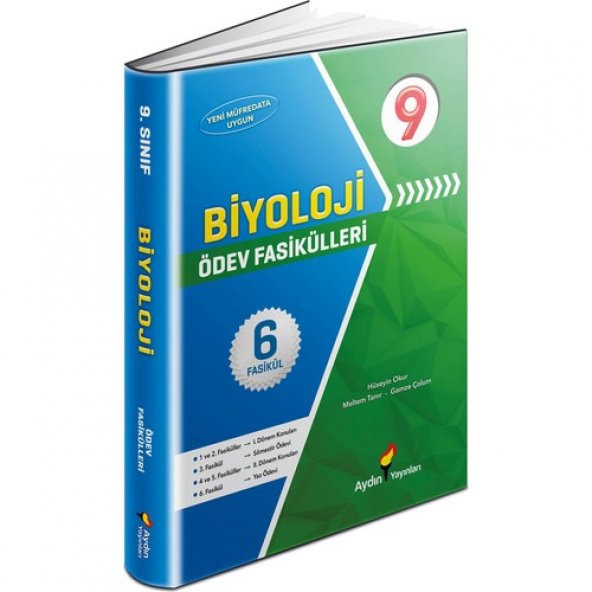 Aydın Yayınları 9. Sınıf Biyoloji Ödev Fasikülleri