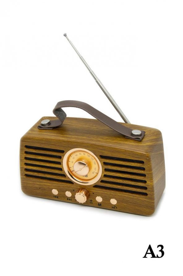 Nostaljik Radyo Mega1965 Bluetoothlu USB Girişli FM Radyo - 3