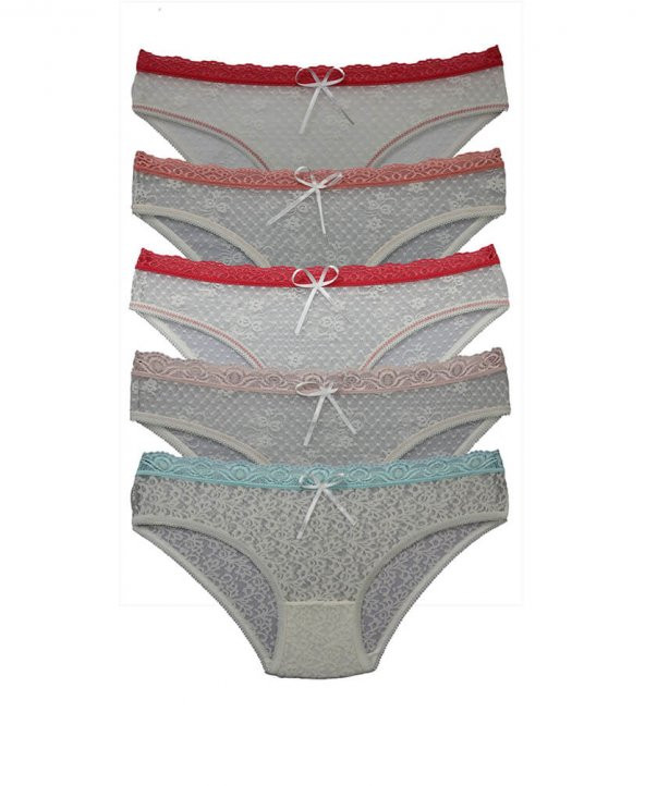 Cottonous/Cottondance Kadın Danelli Külot 5li Mix Paket - 1