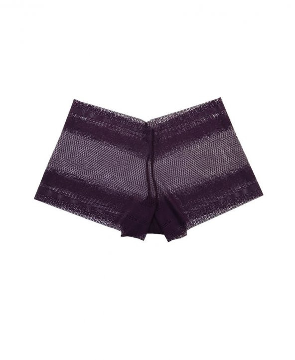 Cottonous/Cottondance Kadın Renkli Dantelli İz Yapmaz Transparan Şort 5li Mix Paket - 3