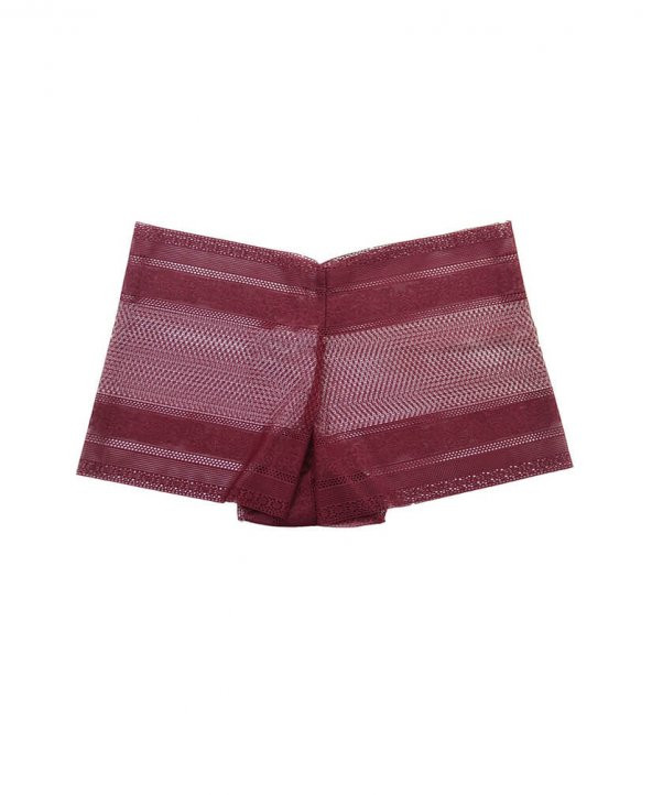 Cottonous/Cottondance Kadın Renkli Dantelli İz Yapmaz Transparan Şort 5li Mix Paket - 2