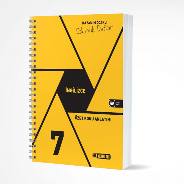 Hız Yayınları 7. Sınıf İngilizce Etkinlikli Defter - 2