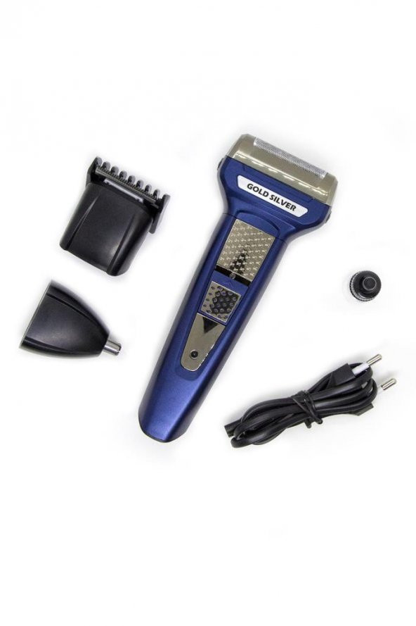 Gold Silver GS-150 3 Başlıklı Traş Makinesi Saç Sakal Kesme - 3