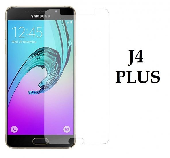 SAMSUNG j4 Plus KIRILMAZ CAM EKRAN KORUYUCU - 1