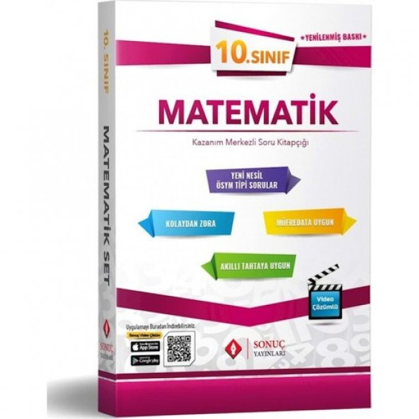 Sonuç Yayınları 10. Sınıf Matematik Modüler Set