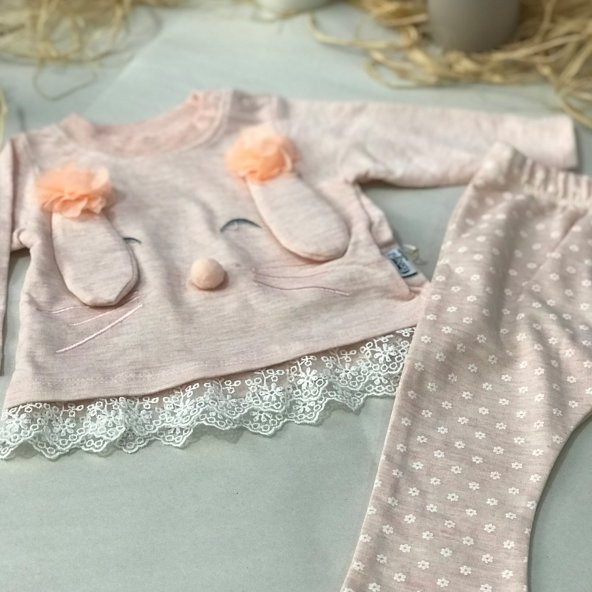 Lilmood 2'li Kız Bebek Pijama Takımı