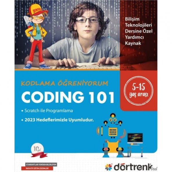Dörtrenk Yayınları 5-15 Yaş Arası Kodlama Öğreniyorum Coding 101
