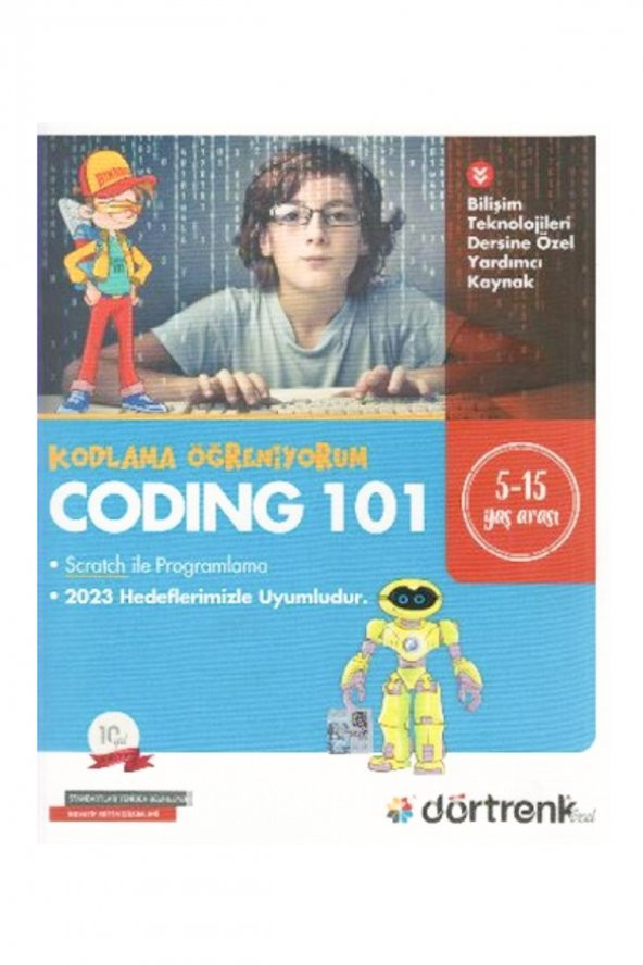 Dörtrenk Yayınları 5-15 Yaş Arası Kodlama Öğreniyorum Coding 101 - 2
