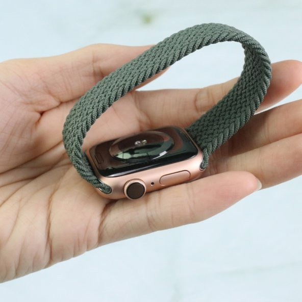 Teleplus Apple Watch 38mm KRD-32 Örgü Desenli Large Beden 16 cm Kordon - 4
