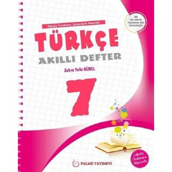Palme Yayınları 7. Sınıf Türkçe Akıllı Defter