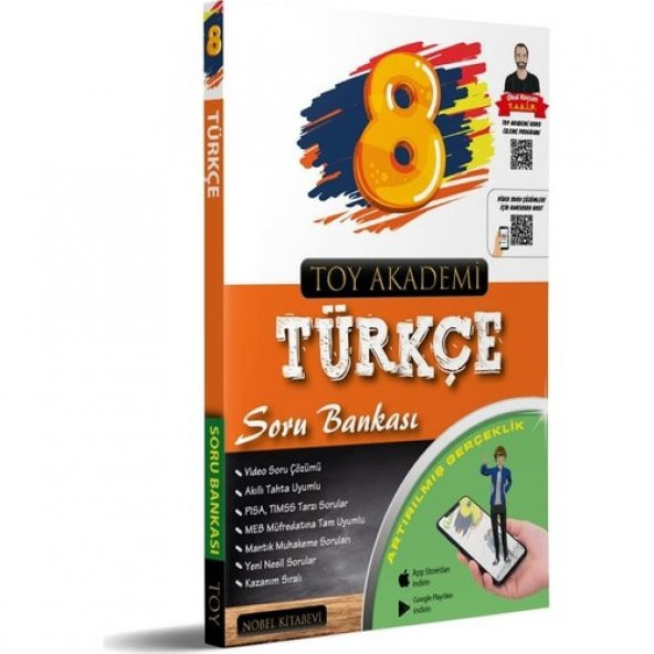 Toy Akademi Yayınları 8. Sınıf Türkçe Soru Bankası - 1