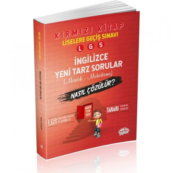 Editör Yayınları 8. Sınıf Lgs Mantık Muhakeme İngilizce Soruları Nasıl Çözülür (Kırmızı Kitap)