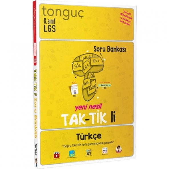 Tonguç Yayınları 8. Sınıf Türkçe Taktikli Yeni Nesil Soru Bankası