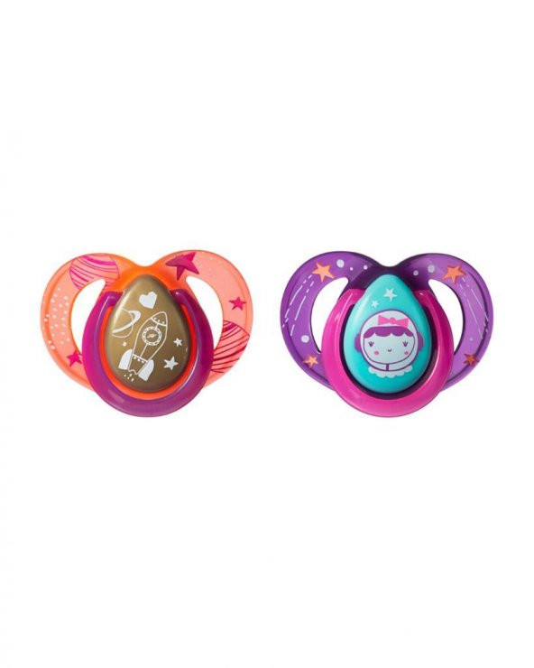 Tommee Tippee Night Time Emzik 2 Adet 6-18 Ay Kız - 1
