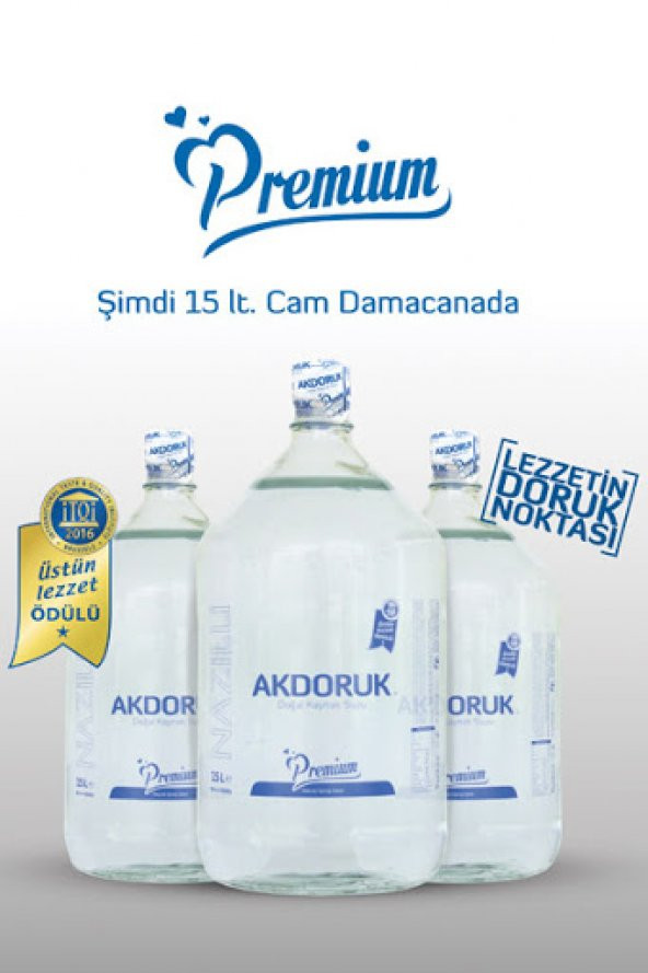 CAM DAMACANA SU 15 LT PLASTİK MUHAFAZALI