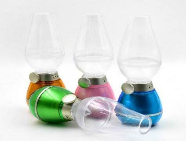 Nostaljik gece lambası ile eskilere teknoloji kokusuz mum ışığı - 2