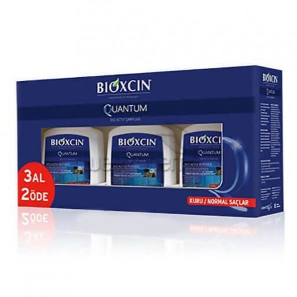 Bioxcin Quantum 3 Al 2 Öde Şampuan Kuru & Normal Saçlar (91,80 TL Etiketli)