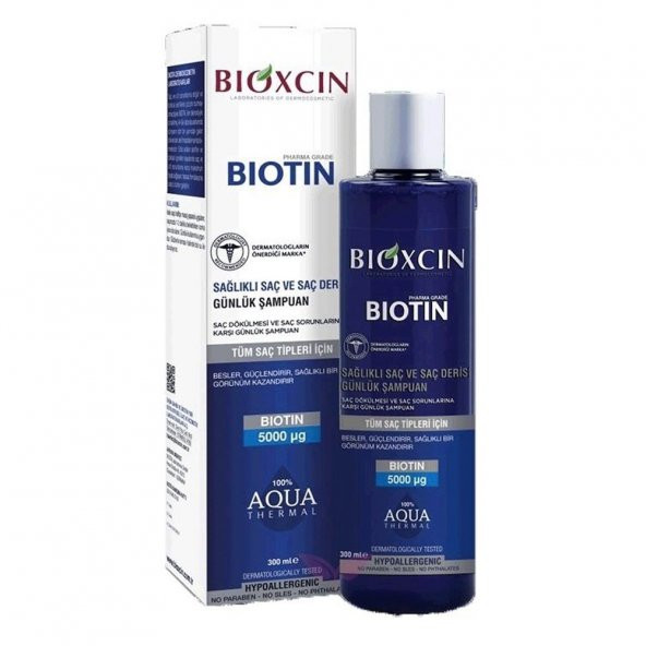 Bioxcin Biotin Günlük Şampuan 300 ml - Tüm Saç Tipleri