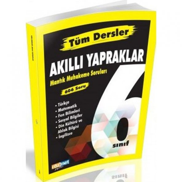 Çöznet Yayınları 6. Sınıf Tüm Dersler Akıllı Yapraklar Mantık Muhakeme Soruları - 1