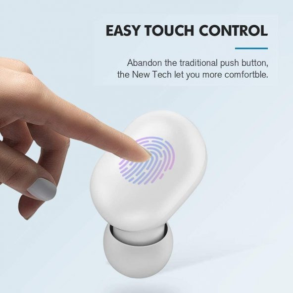 Haylou GT1 Bluetooth Kulaklık Beyaz - Resim 8