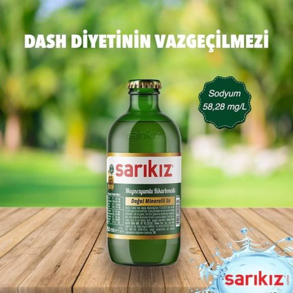 SARIKIZ DOĞAL MADEN SUYU 0.250 ML 6 LI