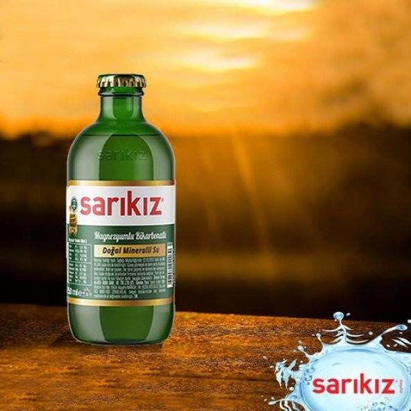 SARIKIZ DOĞAL MADEN SUYU 0.250 ML 12Lİ - Resim 7