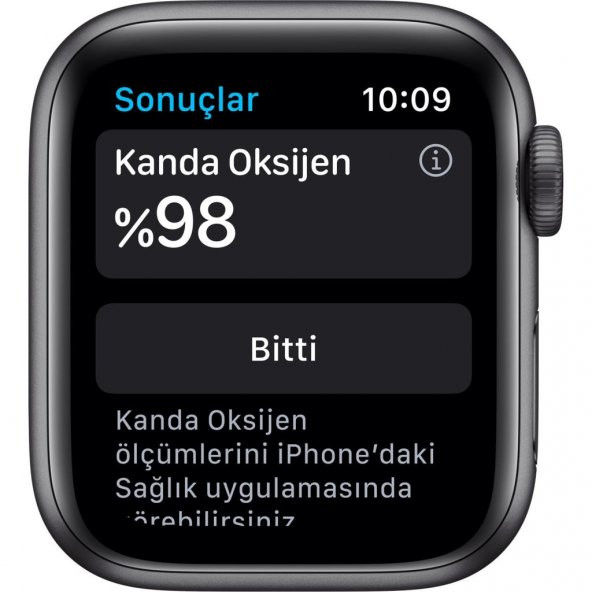 Apple Watch S6 44mm GPS Space Gray  M00H3TU/A (Apple TR Garantili) - 3