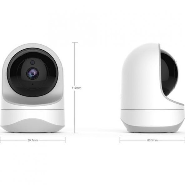 Case 4U Akıllı Güvenlik Kamerası 360 Derece Kızılötesi Gece Görüşlü Ip Kamera Hd 1080p - 637jbu - 4
