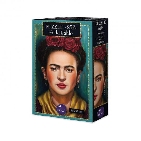 256 Parça Puzzle Seti Eğitici Puzzle Seti Frida Kahlo